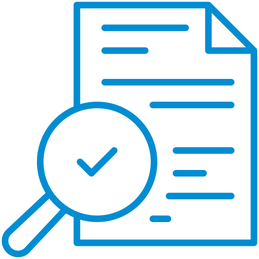 Отчитане на крайните резултати - икона